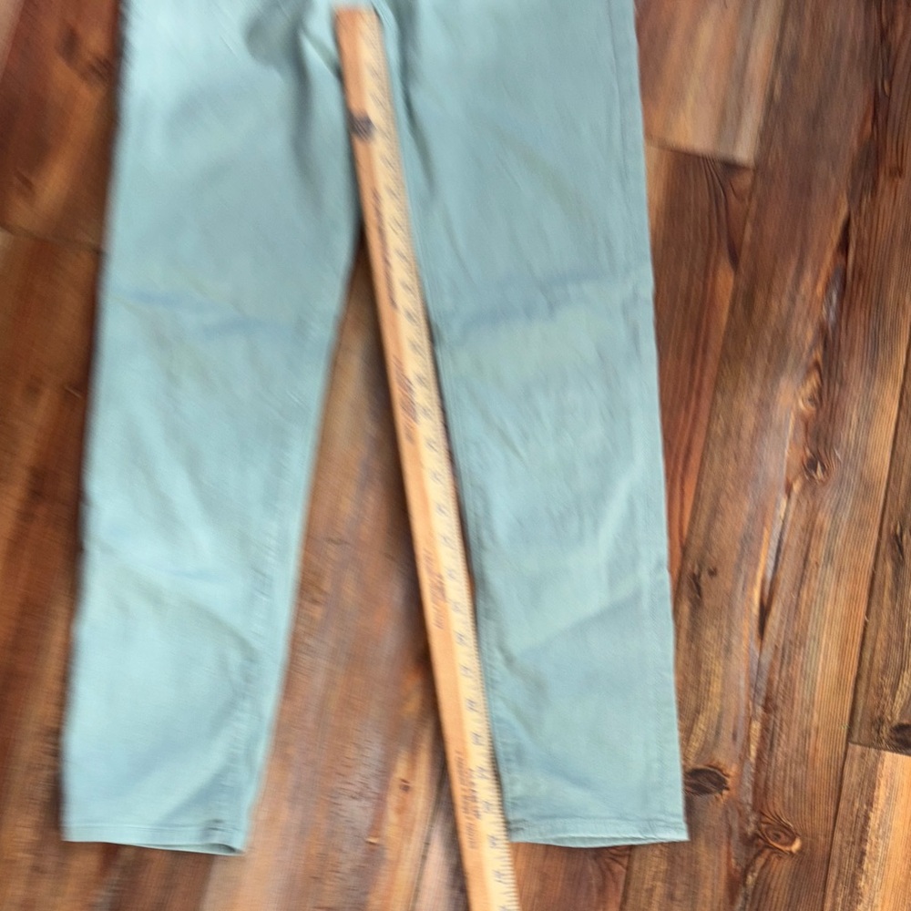 AG Adriano Goldschmied The Stevie Ankle Zip Light Sage Jeans 28R - Picture 6 of 9